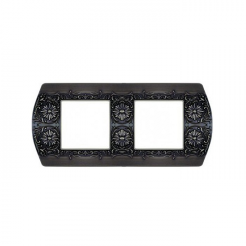  Рамка Sanremo graphite 2-постовая гор/верт. Fede FD01422GR