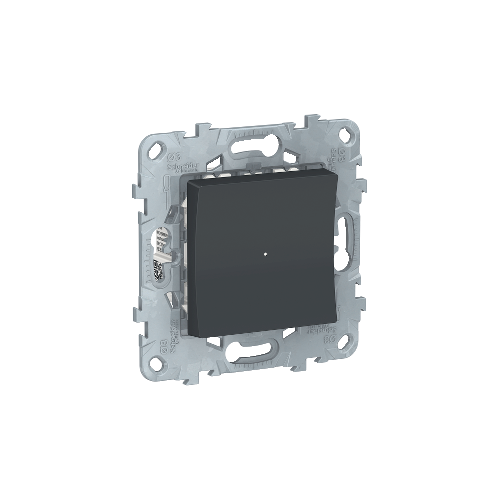  Релейный выключатель Wiser нажимной, 10А, Антрацит Schneider Electric NU553754