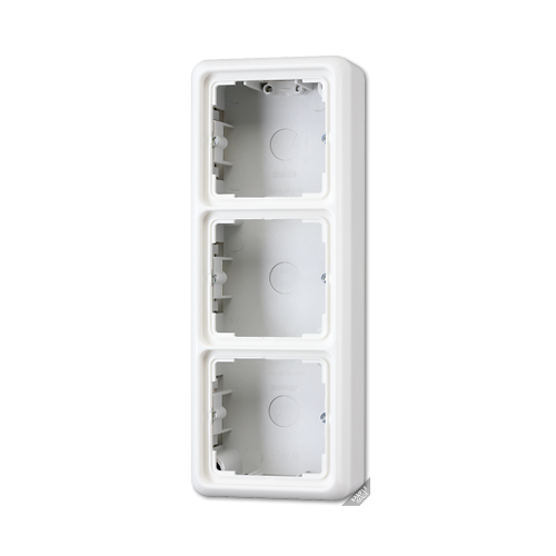  CD 500/CD plus Бежевый Коробка для накладного монтажа 3-я с рамкой Jung CD583AW