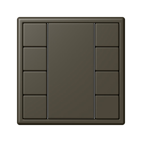  Les Couleurs® Le Corbusier KNX кнопочный модуль F 50 с четырьмя парами кнопок ombre naturelle 31 Jung LC504TSA32140