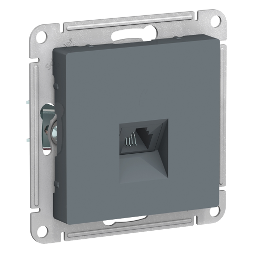  Atlasdesign Розетка телефонная RJ11, механизм, Грифель Schneider Electric ATN000781