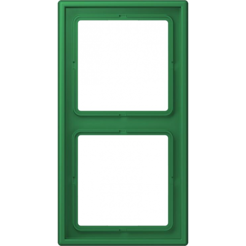  Рамка Les Couleurs Le Corbusier Vert fonce 2-постовая Jung LC98232050