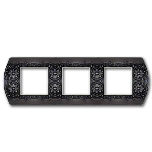  Рамка Sanremo graphite 3-постовая гор/верт. Fede FD01423GR