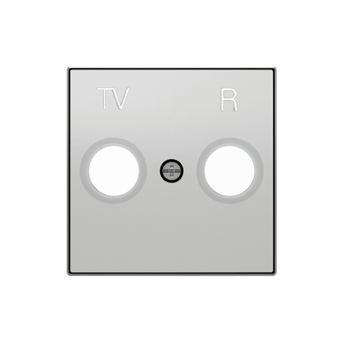  PL Накладка для TV-R розетки серебряный, ABB 8550