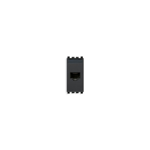  Розетка rj45 cat 5e utp t568a/b Vimar Eikon 20338.8