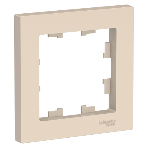  Рамка Atlasdesign Бежевый 1-постовая Schneider Electric ATN000201
