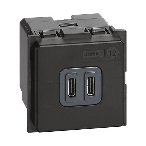 Bticino Living Now - зарядка USB тип C 3A 2 K4286C2