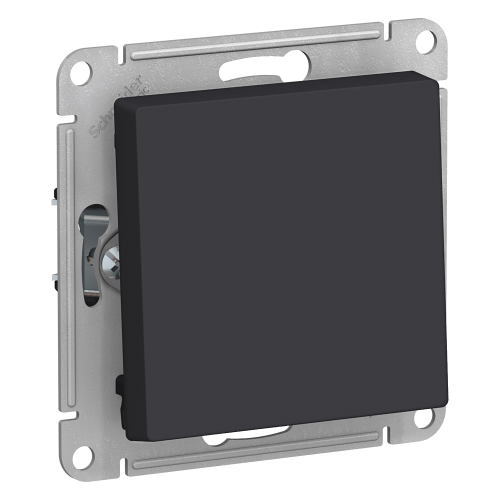  Atlasdesign Выключатель с самовозвратом, сх.1, 10АХ, механизм, Карбон Schneider Electric ATN001015