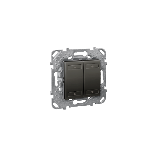  4-кноп. выключатель с индикатором led, графит Schneider Electric MGU5.531.12
