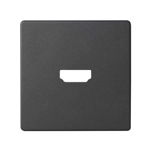  Накладка для коннектора HDMI v 1.4, "мама", S82, S82N, S82 Detail, графит Simon 8201094-038