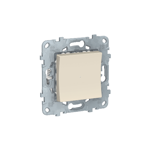 Релейный выключатель Wiser нажимной, 10А, Бежевый Schneider Electric NU553744