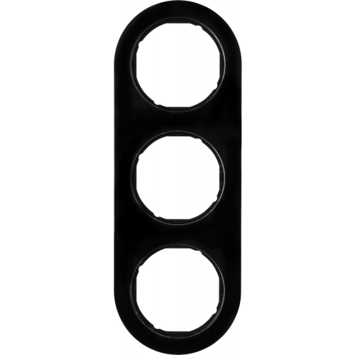  Рамка R.Classic Черный 3-постовая Berker 10132045