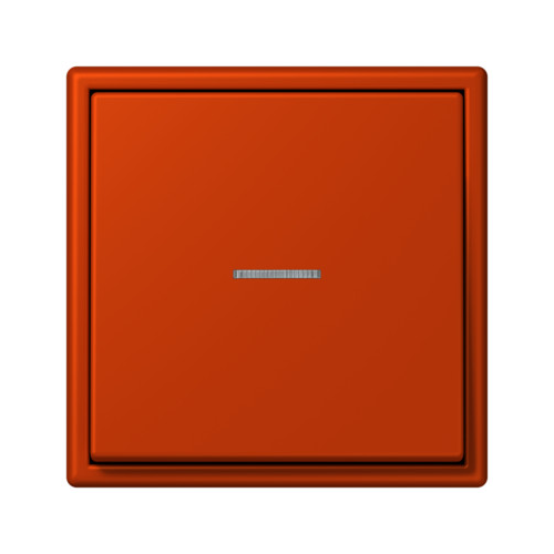  Les Couleurs® Le Corbusier Клавиша для выключателя/кнопки с окошком для подсветки rouge vermillon 59 Jung LC990KO54320A