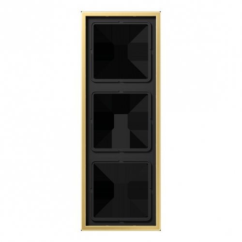  Рамка LS 990 Латунь Classic 3-постовая Jung ME2983C