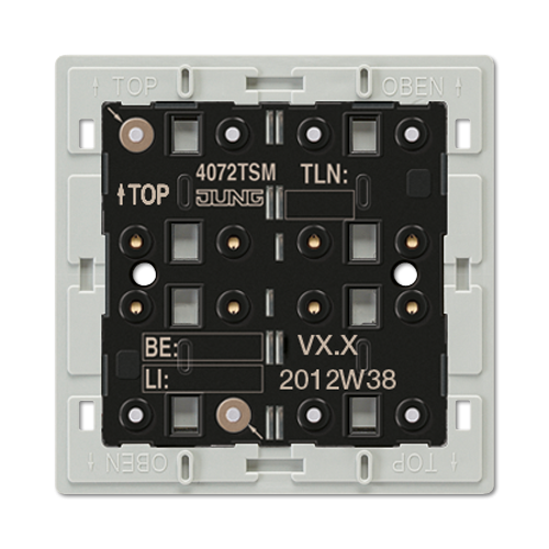  KNX кнопочный модуль «стандарт», 2 группы 4072TSM