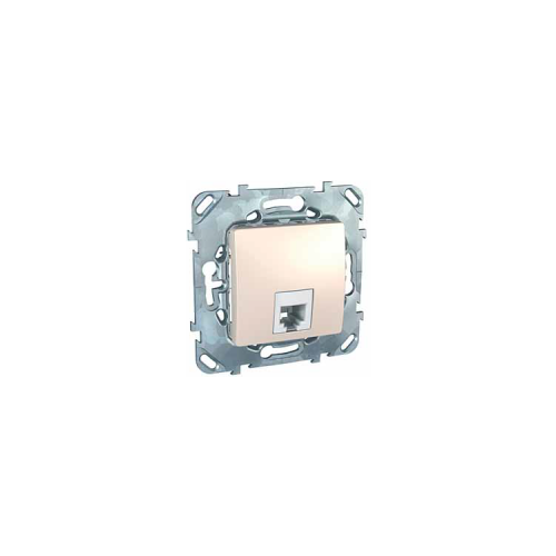  Телефонная розетка 1хRJ11 (4 конт) бежевый Schneider Electric MGU5.492.25ZD
