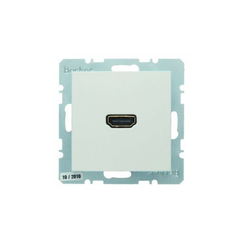  BMO HDMI S1 цвет: полярная белезна Berker 3315428989