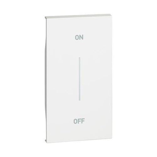 Bticino Living Now - накладка MH ON-OFF 2 бел. KW01MH2AG