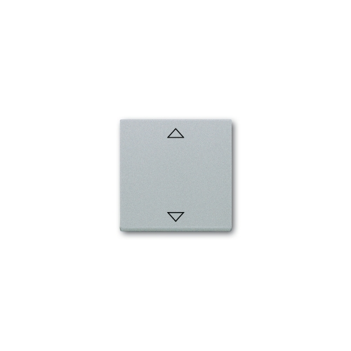  (6430-83-102), Клавиша для механизма электронного выключателя Busch-Jalousiecontrol 6411 U-101, 6411 U/S-101, 6418 U, реле 6402 U, цвет серебристо-алюминиевый, ABB 6430-0-0328