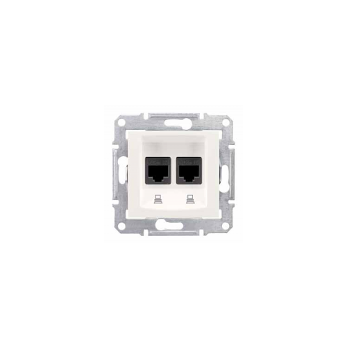  Компьют. розетка 2 поста. бежевый Schneider Electric SDN5000147