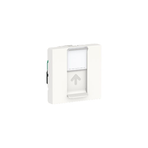  Розетка компьютерная, RJ45, одиночная, кат. 5е UTP, 2 модуля, Белый Schneider Electric NU341118