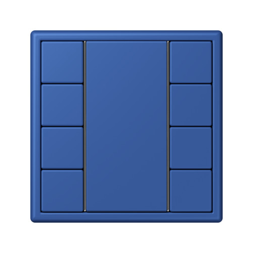  Les Couleurs® Le Corbusier KNX кнопочный модуль F 50 с четырьмя парами кнопок bleu outremer 59 Jung LC504TSA4320K