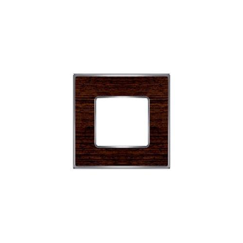  Рамка Belle Epoque Wood Венге / Хром 1-постовая Fede FD01451WCB