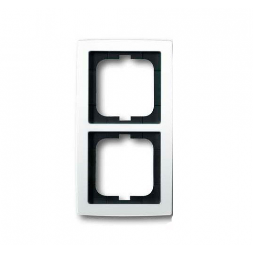  Рамка Solo Альпийский белый 2-постовая ABB 1722-84-500