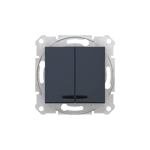  Выкл. 2кл. cx.5 с подсв., графит Schneider Electric SDN0300370