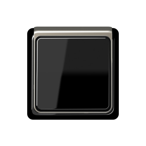  Рамка внешняя CD Plus Сталь 1-постовая Jung CDP82ES