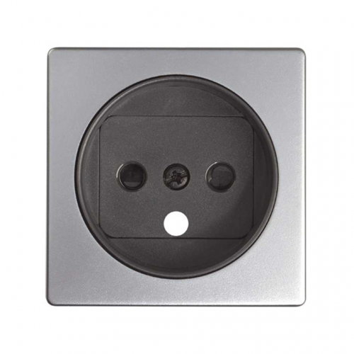  Накладка на французскую розетку, S82 Detail, алюминий Simon 82068-93