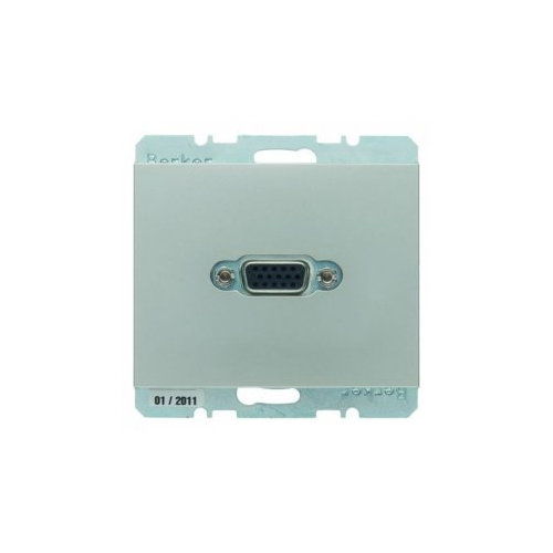  BMO VGA K.5 цвет: лакированный алюминий Berker 3315407004