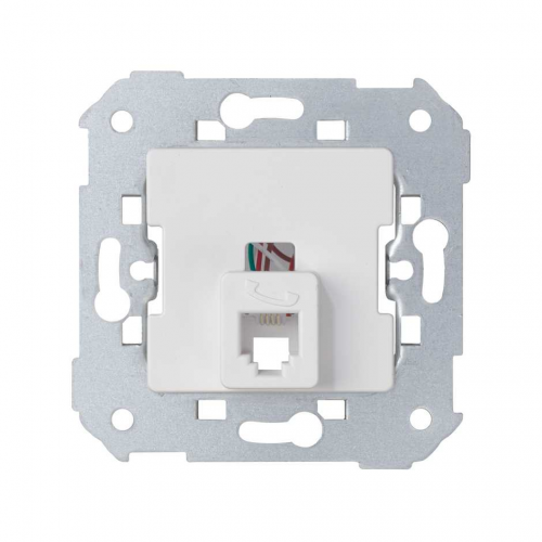  Розетка телефонная с 6 контактами для коннектора RJ12, S82, S82N, S88, S82 Detail, чёрный Simon 75481-32