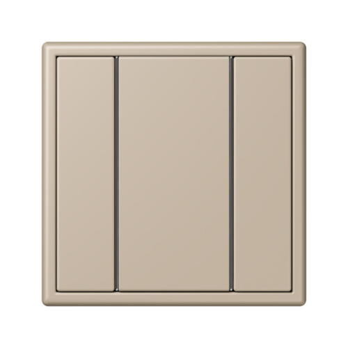  Les Couleurs® Le Corbusier KNX кнопочный модуль F 50 с одной парой кнопок ombre naturelle claire Jung LC501TSA32142