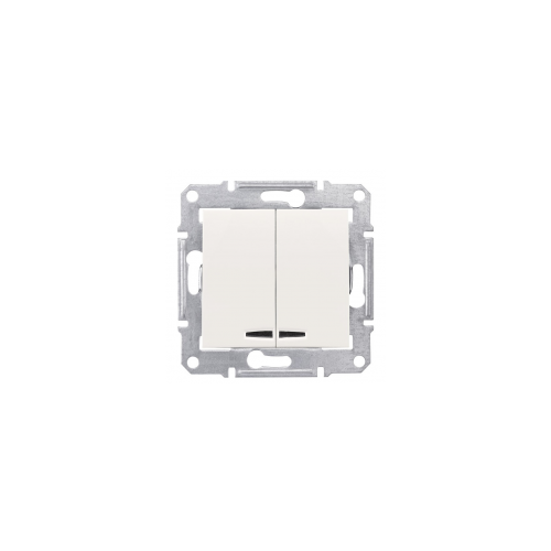  Выкл. 2кл. cx.5 с подсв., бежевый Schneider Electric SDN0300347