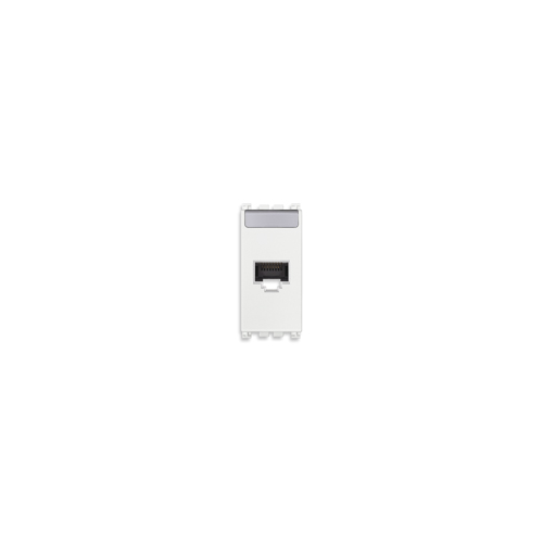 Розетка rj45 netsafe cat5e utp, белая Vimar Arke 19339.11.B