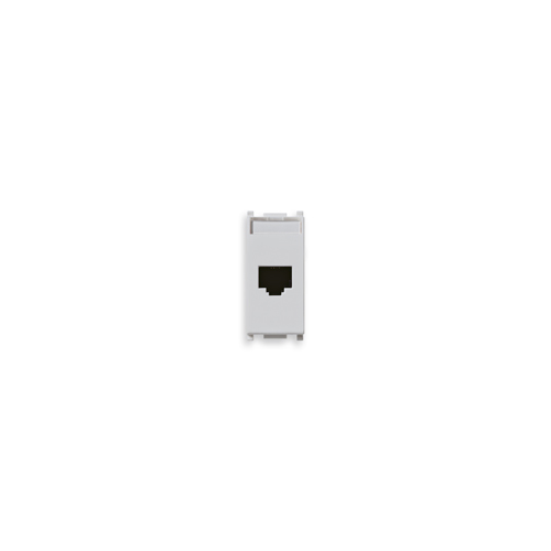  Розетка rj45 netsafe cat6a ftp, серебро Vimar Plana 14339.16.SL