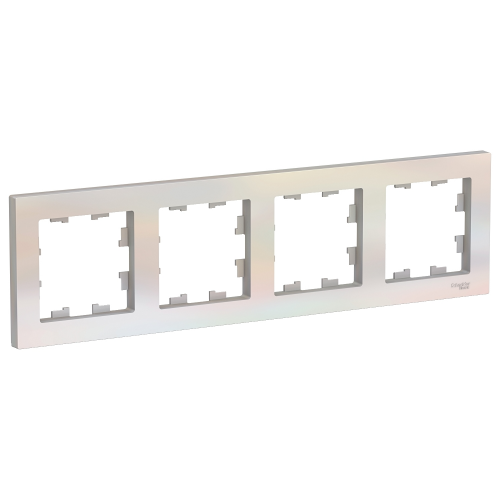  Рамка AtlasDesign Жемчуг 4-постовая Schneider Electric ATN000404