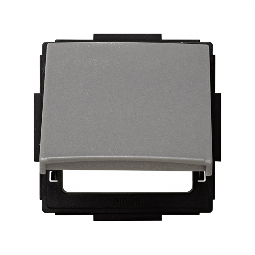  Крышка откидная для розетки (механизм Simon 27), IP44, IK07, Scudo, серый 2705092-063
