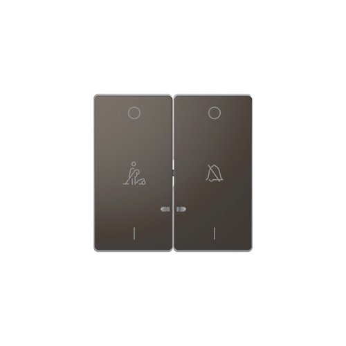  D-life клавиша 2-ная, линзой led, символ: звонок/горничная, антрацит Merten MTN3429-6034