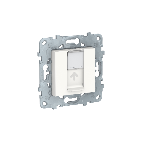  Розетка компьютерная, RJ45, одиночная, кат. 6 UTP, Белый Schneider Electric NU541518