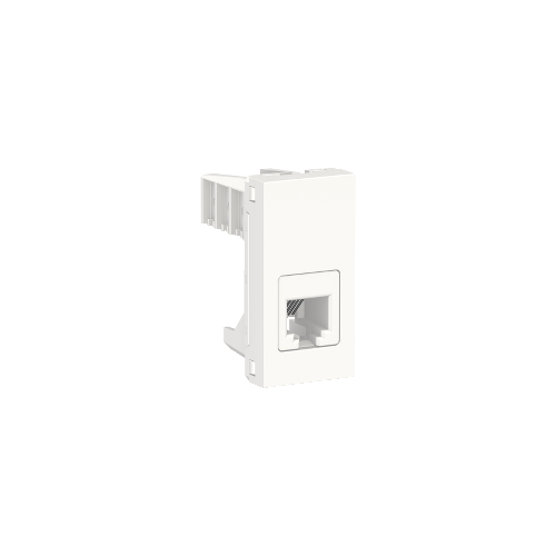  Розетка телефонная, RJ12, одиночная, 1 Модуль, Белый Schneider Electric NU349118