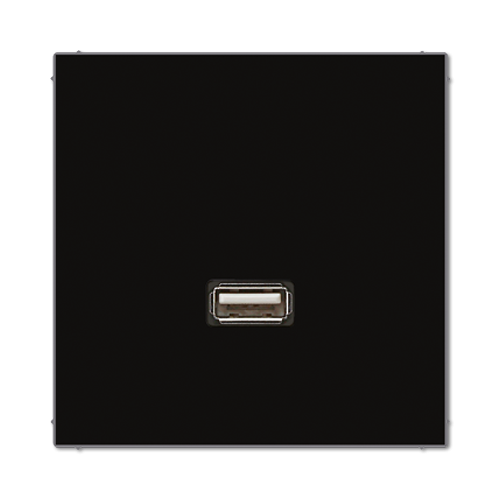  Плата гнезд USB, черн. Jung MALS1122SW