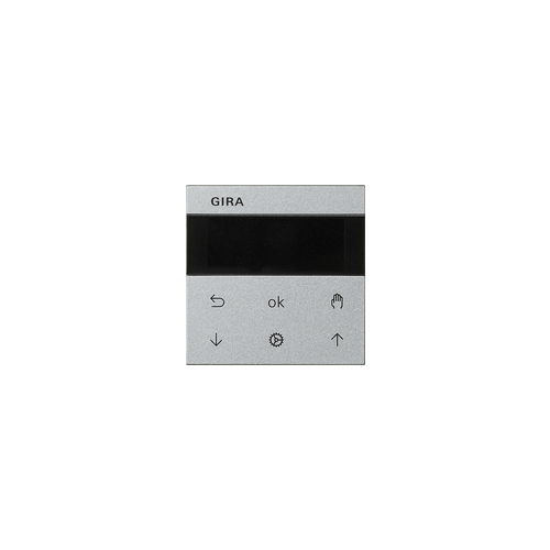  Дисплей таймера жалюзи и таймера System 3000 System 55 Алюминий Gira 536626