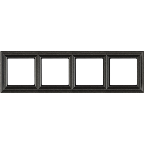 Рамка ECO Profi Deco Антрацит 4-постовая гор/верт. Jung EPD484AN