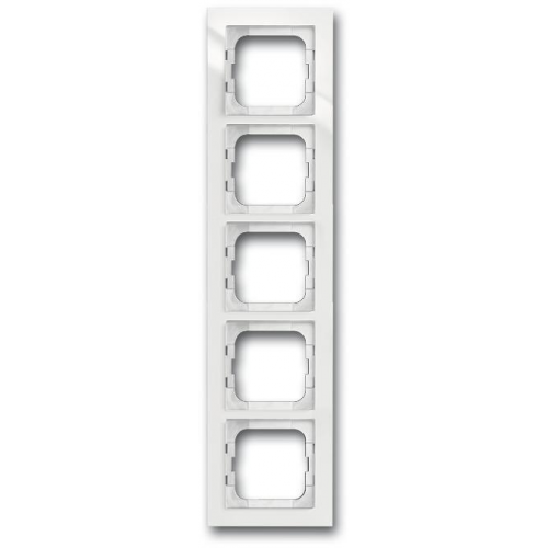  Рамка Axcent Белый 5-постовая ABB 1725-284