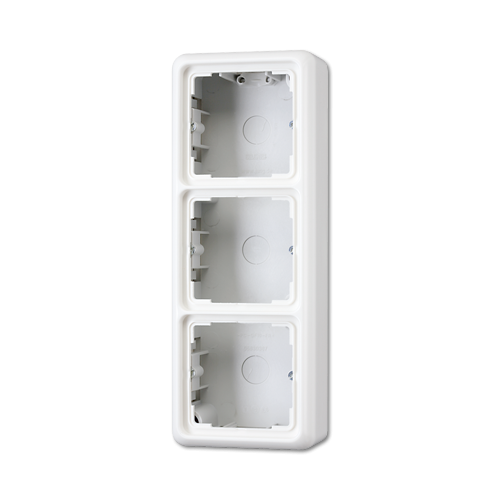  CD 500/CD plus Белый Коробка для накладного монтажа 3-я с рамкой Jung CD583AWW