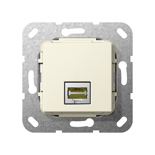  Разъем MJ RJ45 Cat 6A 10 GB Кремовый Кремовый Gira 569501