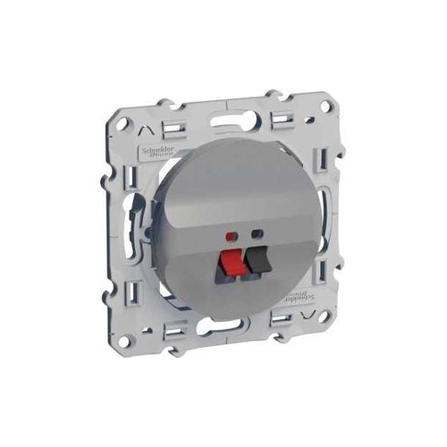  Аудиорозетка алюминий Odace Schneider Electric S53R487