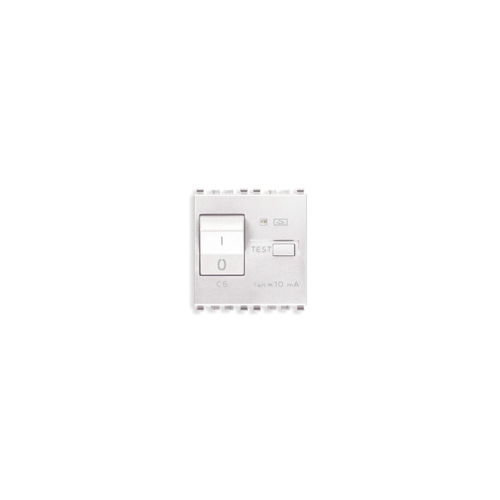  Выключатель термомагнитный /дифферн 1p+n c6 10ma , белый Vimar Eikon 20411.06.B